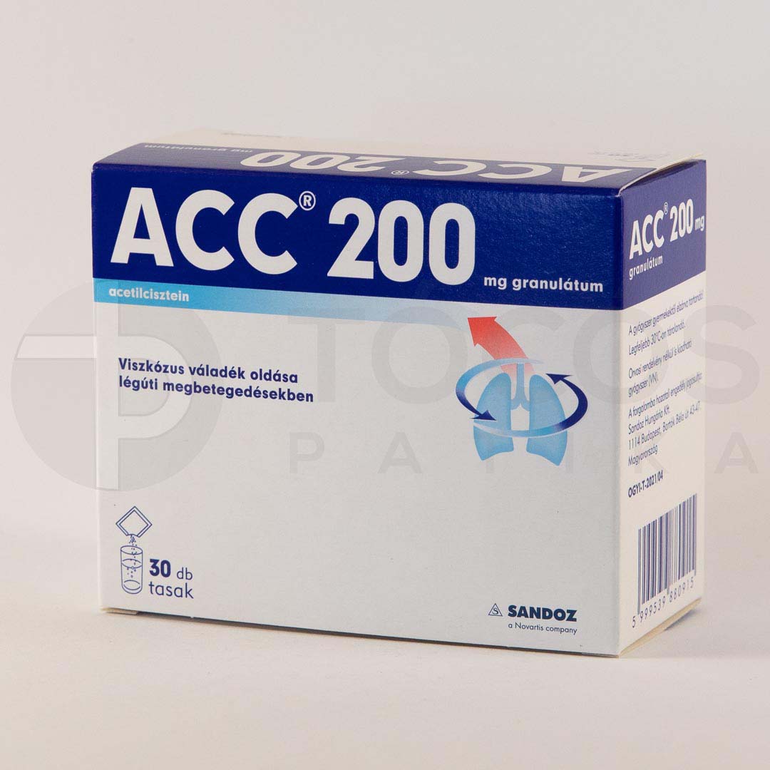 ACC 200 mg granulátum 30x3g