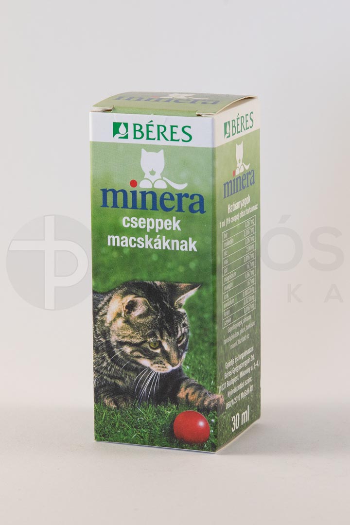 Béres Minera csepp macskáknak A.U.V. 30ml