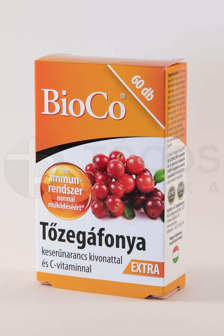 BioCo Tőzegáfonya extra tabletta 60x