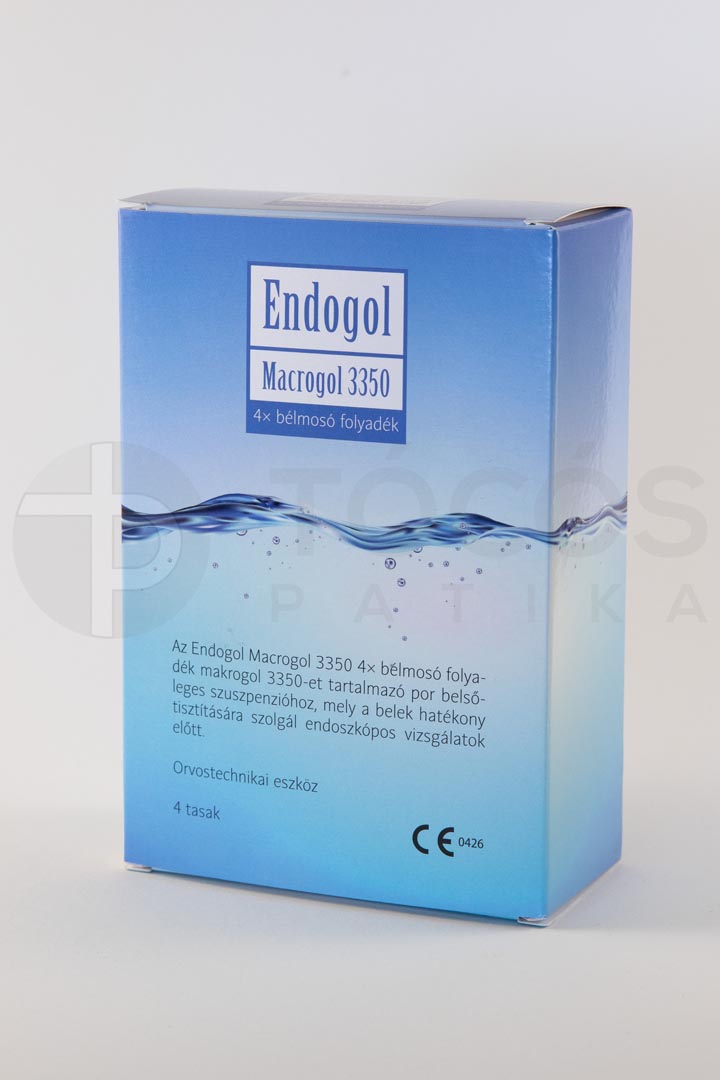 Endogol Macrogol 3350 bélmosó folyadék 4x