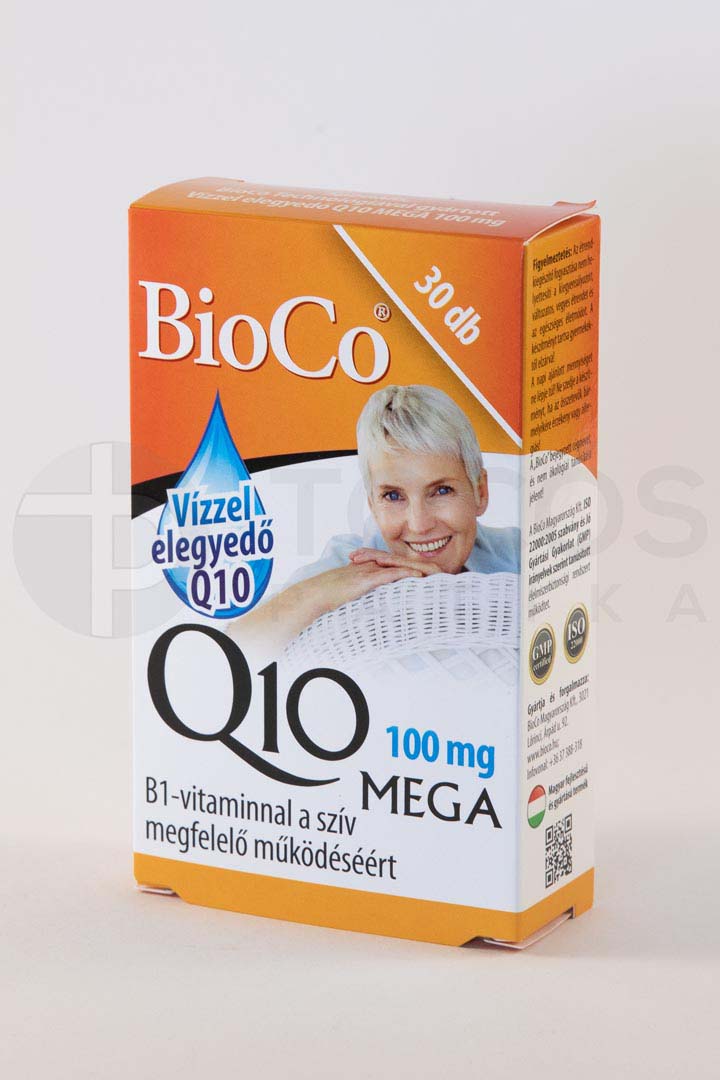 BioCo Q10 Mega 100 mg vízzel elegyedő kapszula 30x