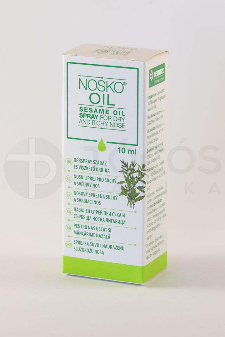 Nosko Oil/ Orrszi-Porszi orrspray száraz orra 10ml