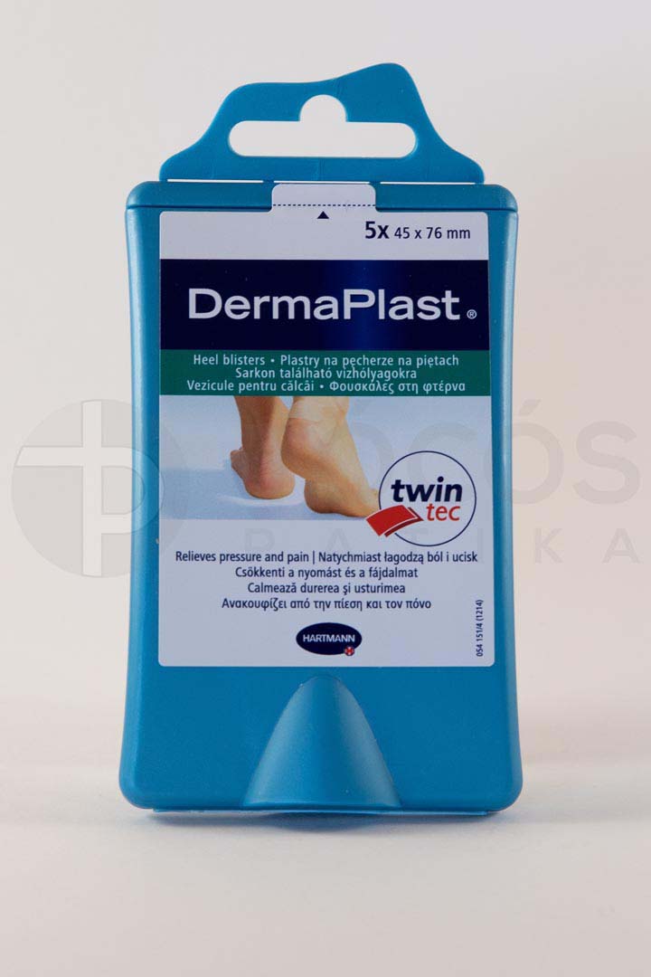 DermaPlast Hydro vízhólyagtapasz sarokra  5x