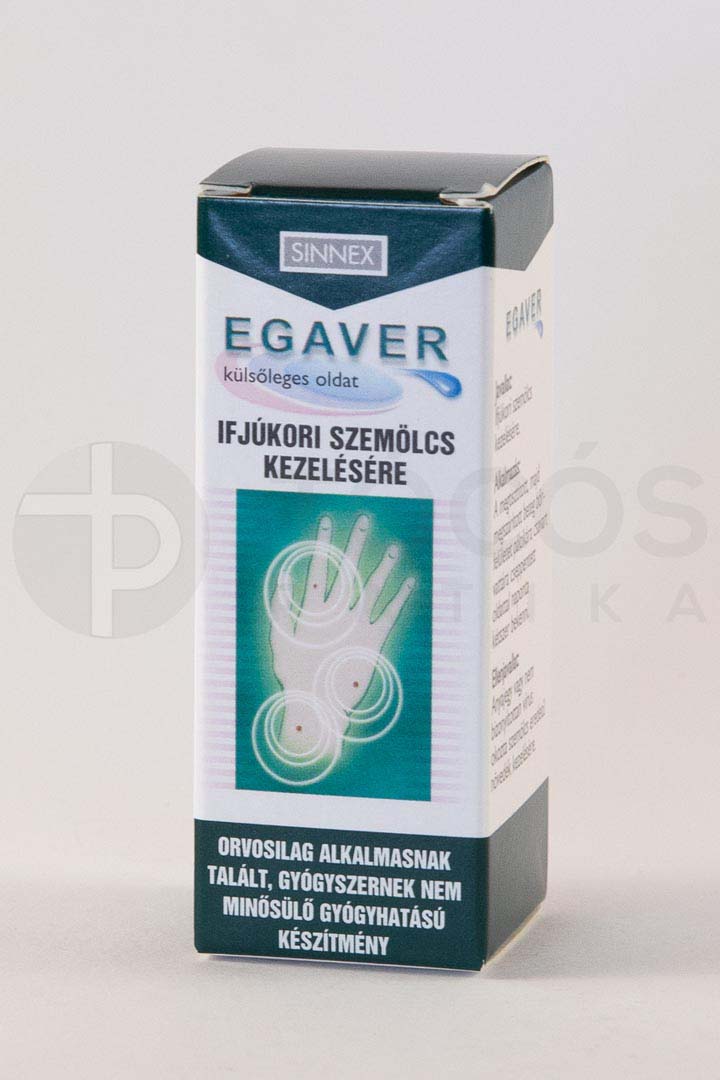 Egaver szemölcs elleni ecsetelő 10ml