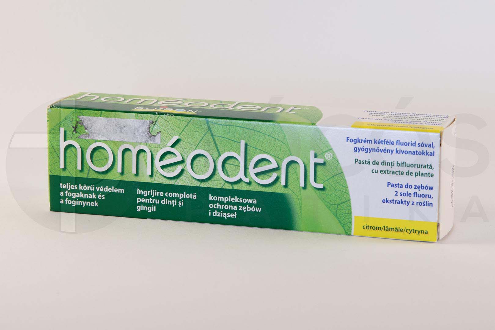 Homeodent 2 citrom ízű fogkrém  75ml