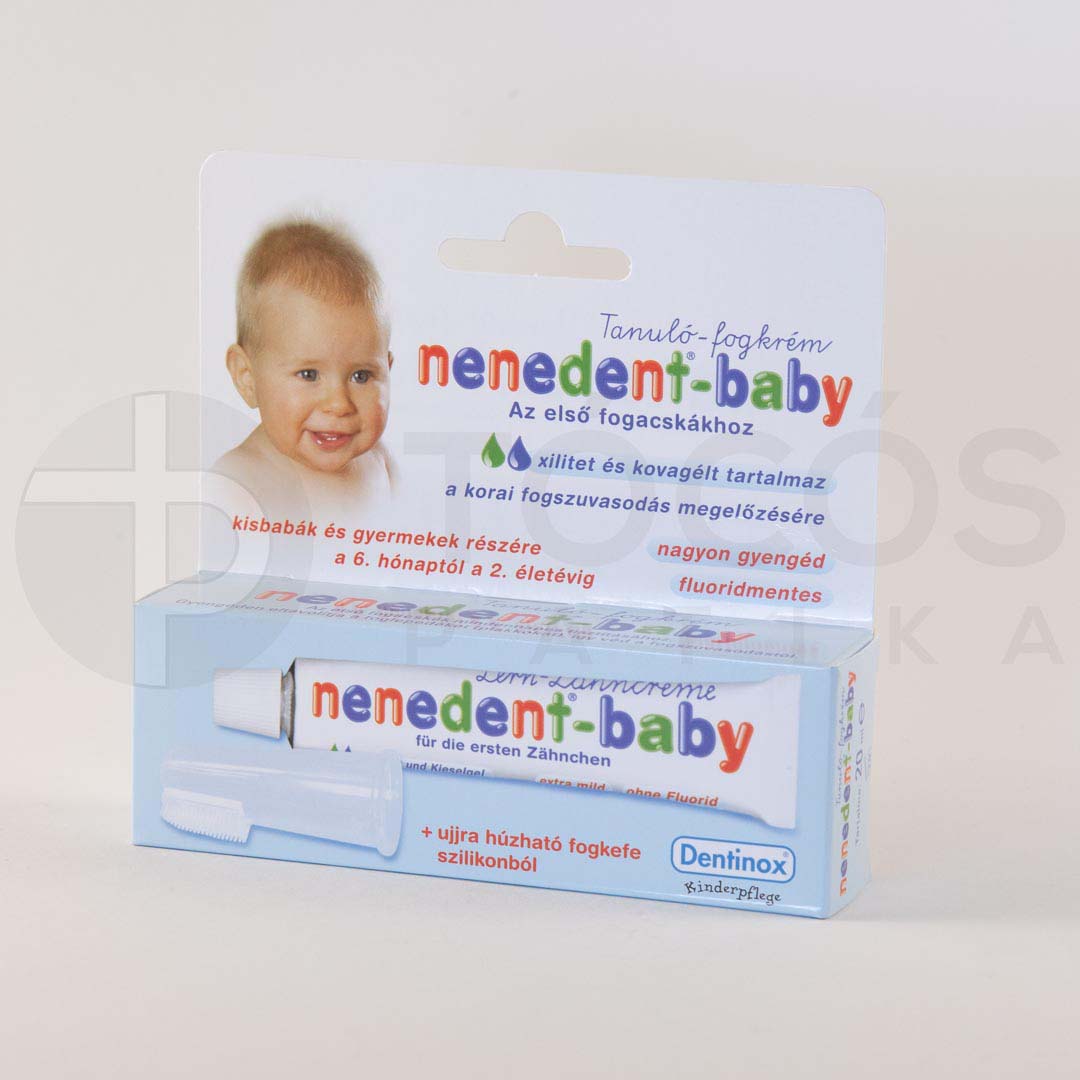 Nenedent-baby tanulószett fogkrém+fogkefe 20ml