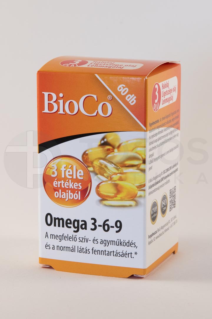 BioCo Omega-3-6-9 lágyzselatin kapszula 60x