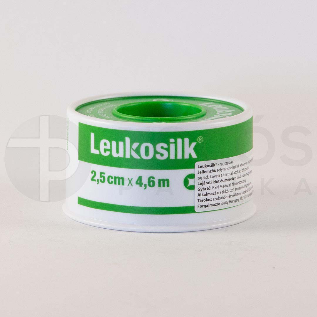 Leukosilk ragtapasz  4,6m x 2,5cm 1x