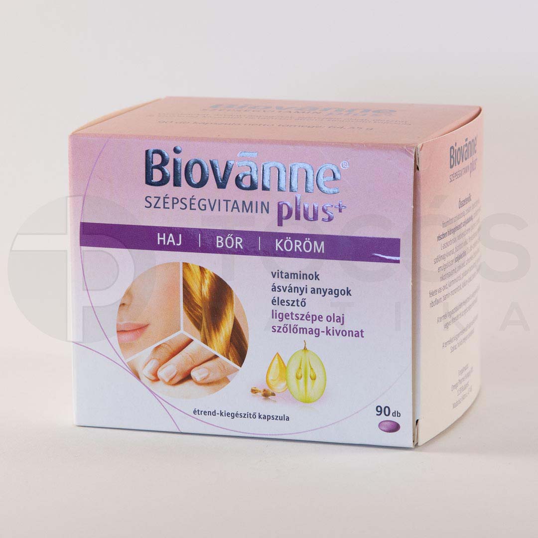 Biovanne Plus szépségvitamin kapszula  90x