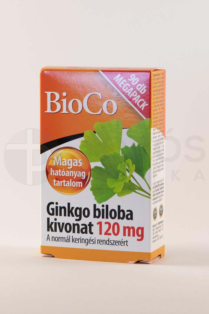 BioCo Ginkgo biloba kivonat 120 mg tabletta 90x