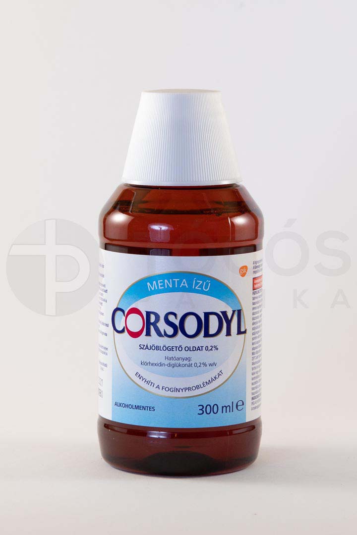 Corsodyl alkoholmentes szájöblítő 300ml