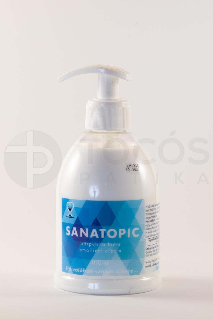 Sanatopic bőrpuhító testápoló krém  300ml