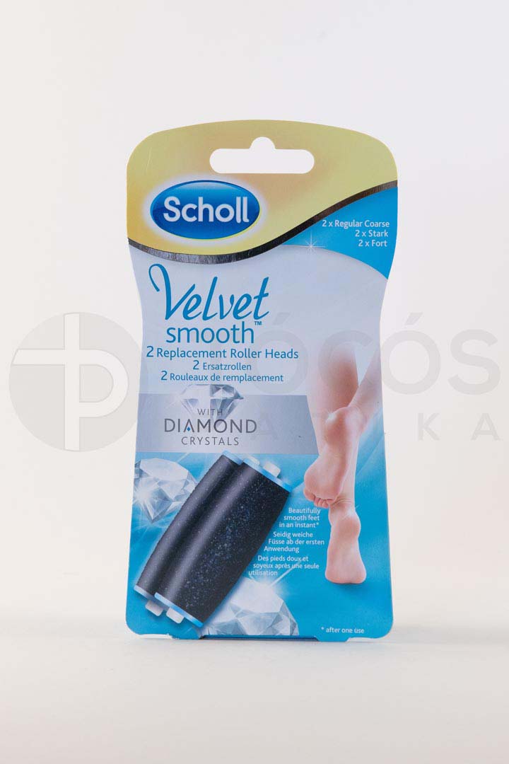 SCHOLL Velvet Smooth pótfej talpreszelőhöz 2x