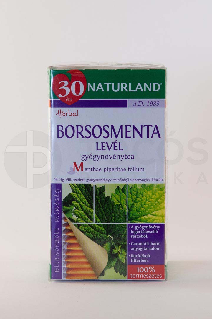 Borsmenta tea filteres NATURLAND 25x1g