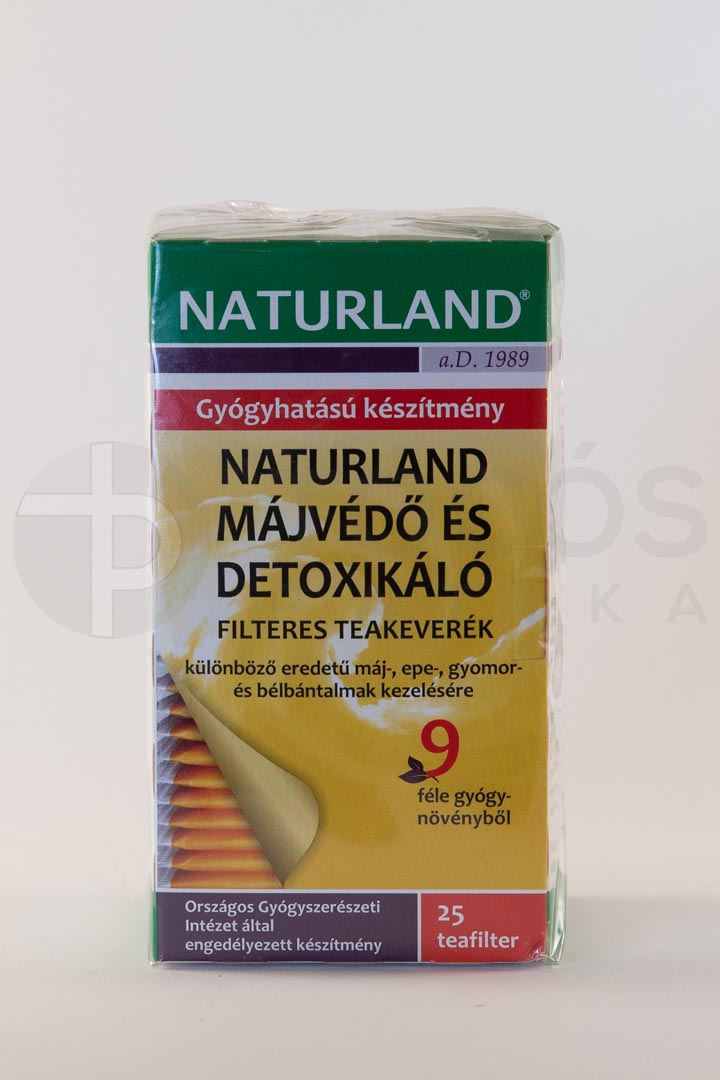 Naturland Májvédő és detoxikáló teakeverék filt. 25x1,5g