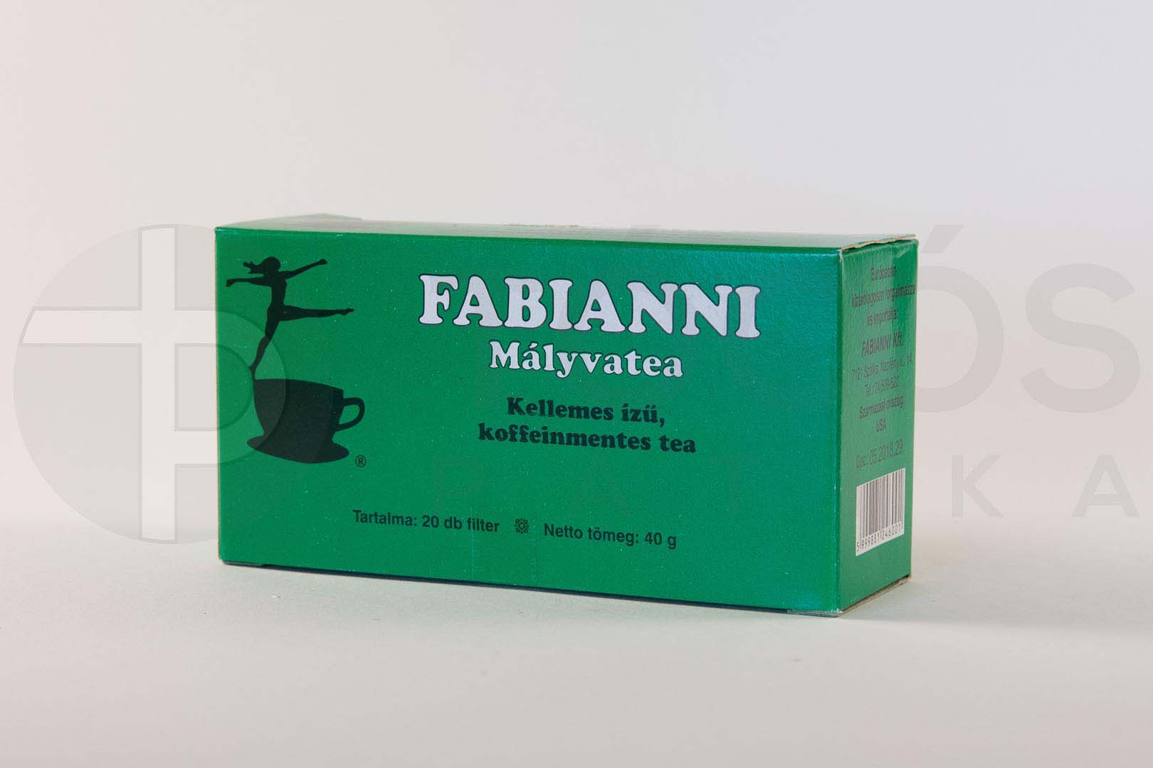 Mályva tea testsúlycsökkentő filteres FABIANNI 20x2g
