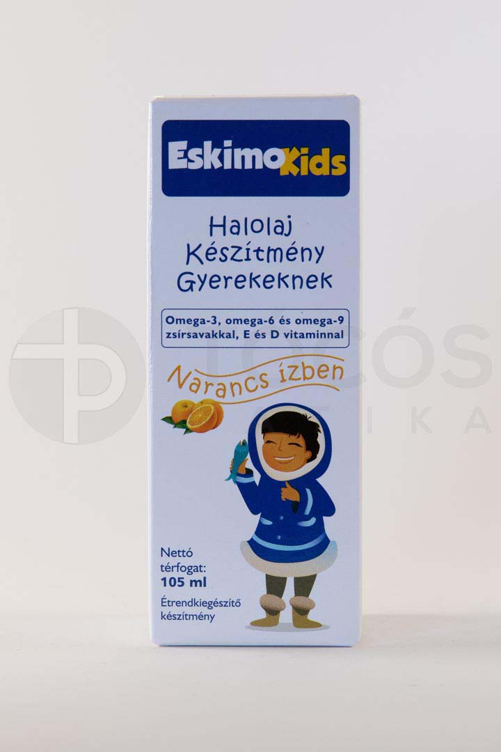 Eskimo-Kids halolaj narancs ízben 105ml