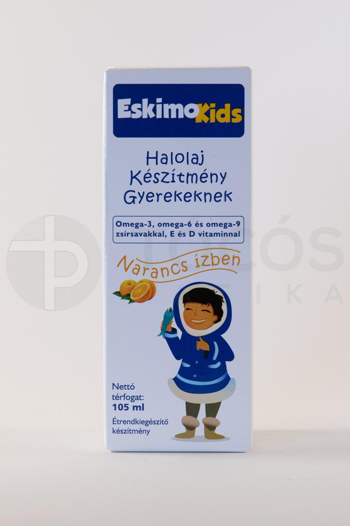 Eskimo Kids halolaj narancs ízben 105ml