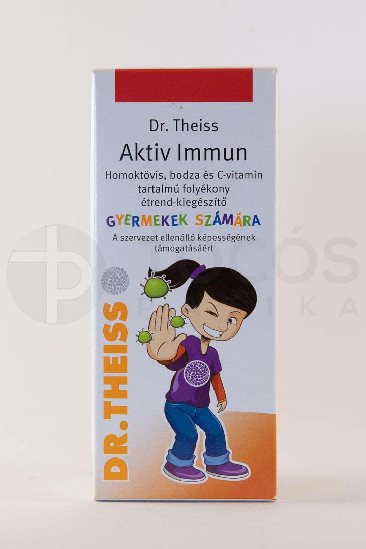 Dr. Theiss Aktív Immun folyékony étrendkiegészítő 200ml