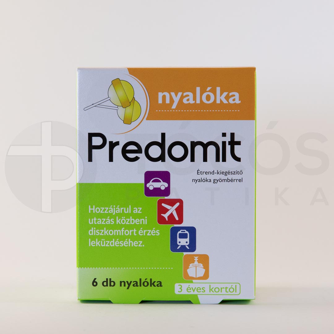 Predomit/ Prevomit Kids gyömbéres nyalóka gyermek 6x