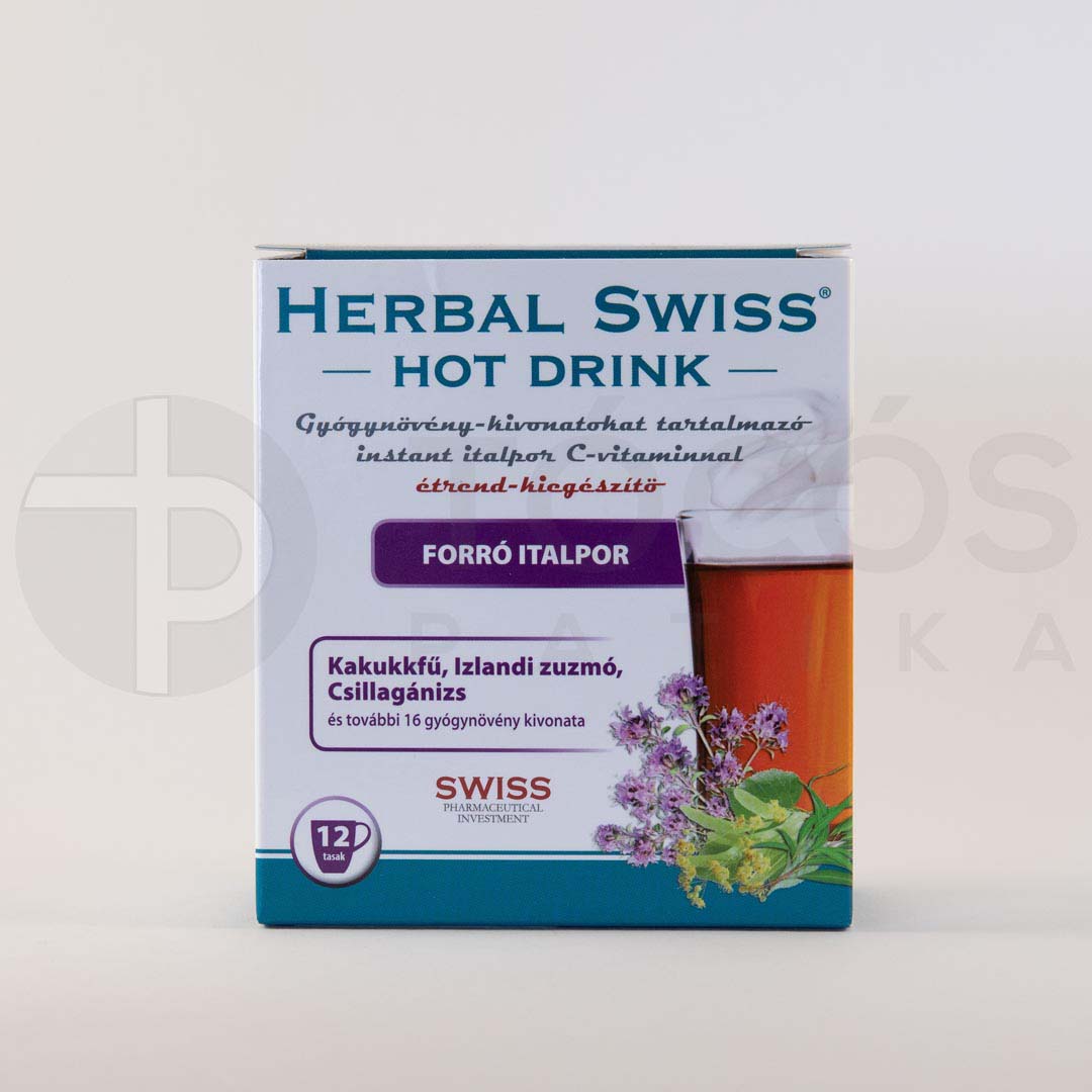 Herbal Swiss Hot Drink instant italpor+ C-vit. 12x