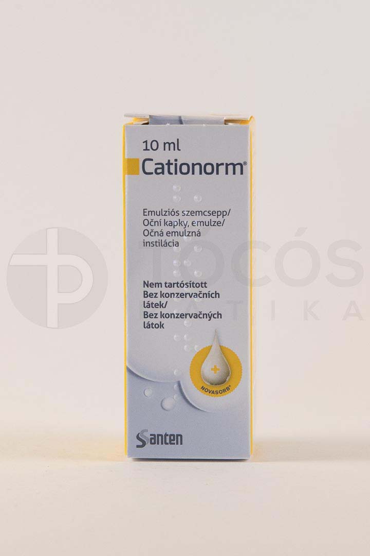 Cationorm szemcsepp 1x10ml