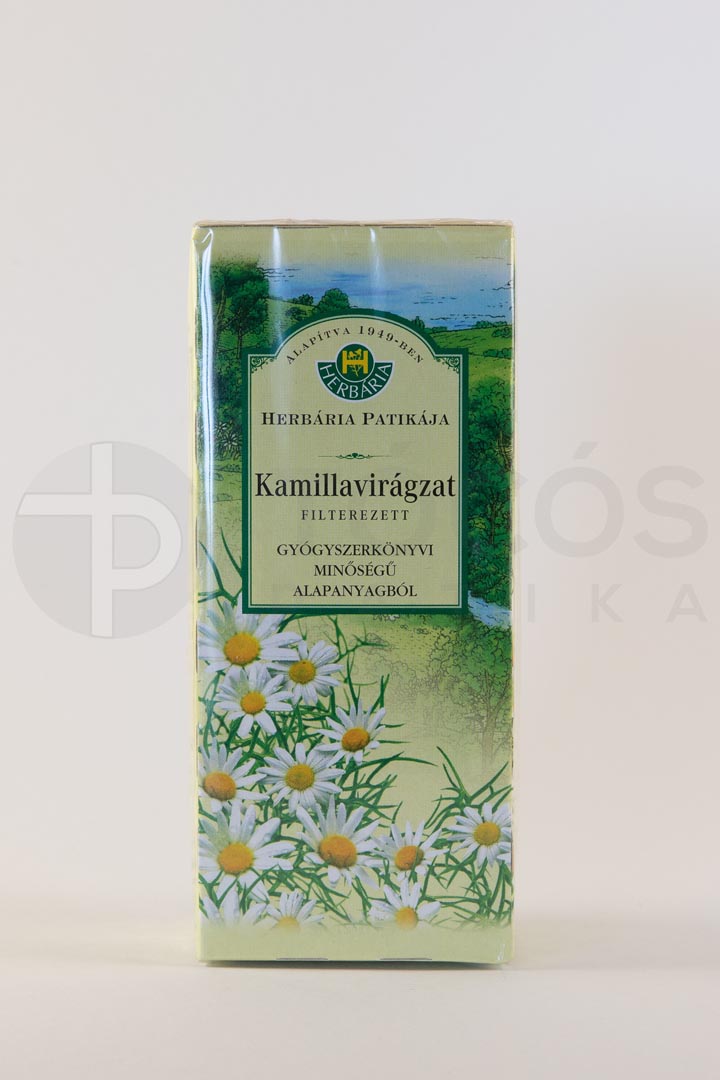 Kamillavirág tea filteres HERBÁRIA 25x1,2g