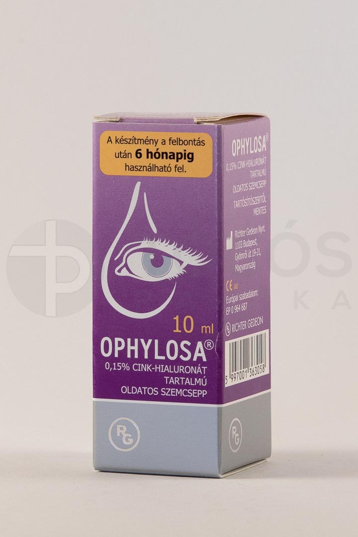 Ophylosa 0,15% oldatos szemcsepp 10ml