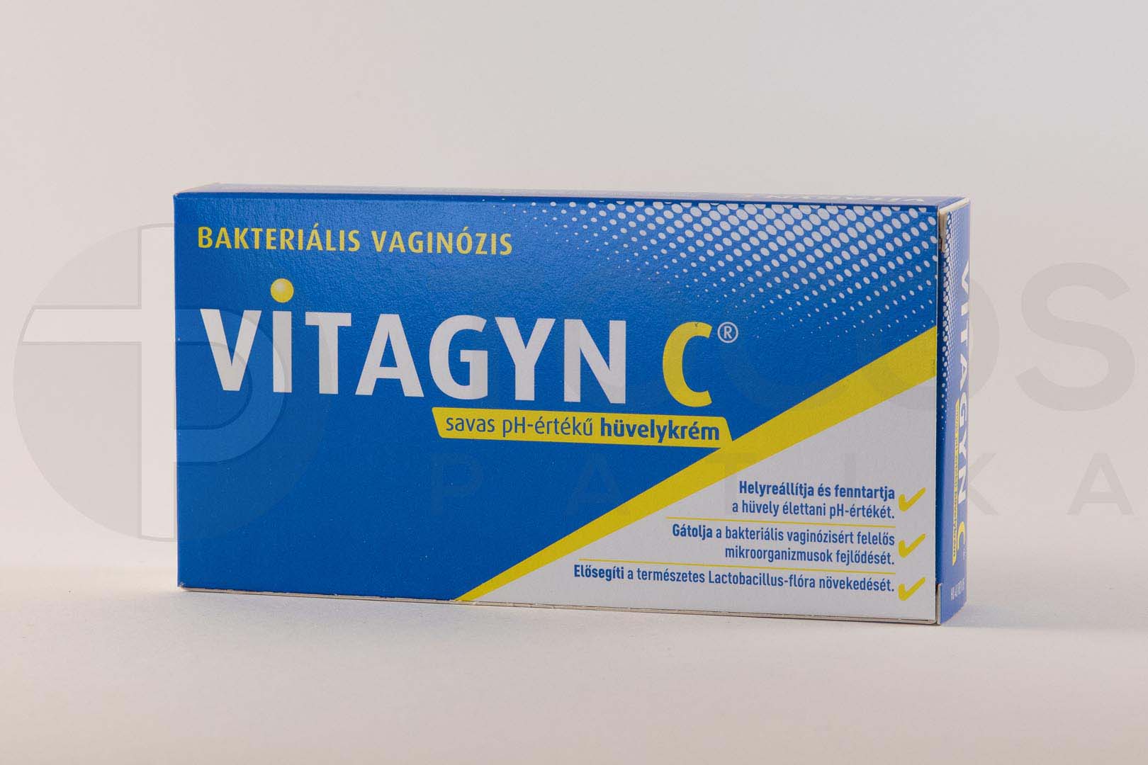 Vitagyn C hüvelykrém + 6 applikátor 30g