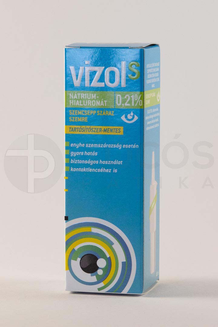 Vizol S 0,21% old. szemcsepp száraz szemre 10ml