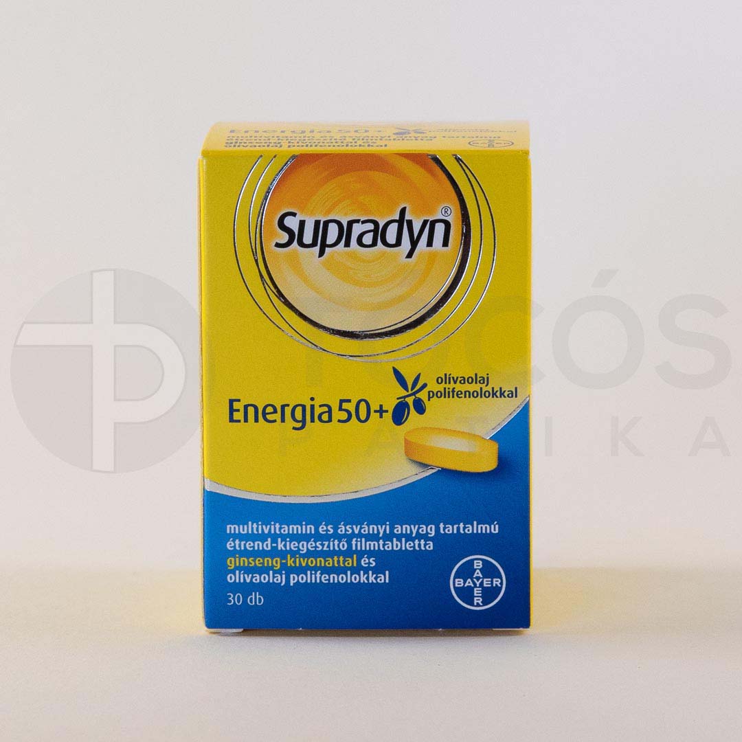 Supradyn Energia 50+ filmtabletta  30x