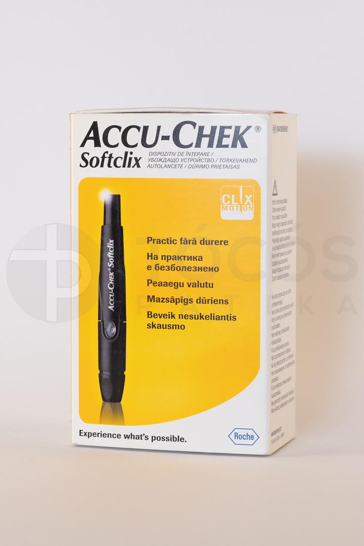 AccuChek Softclix Kit ujjbegyszúró+25 lándzsa 1x