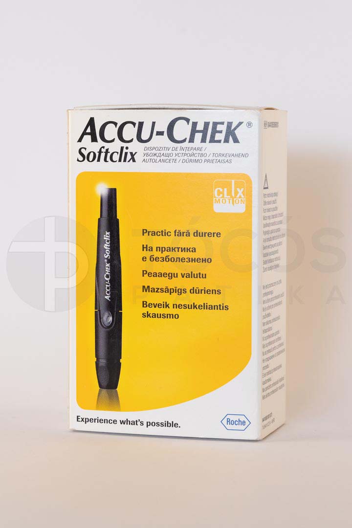 AccuChek Softclix Kit ujjbegyszúró+25 lándzsa 1x