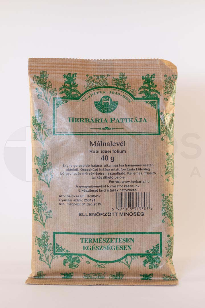 Málnalevél tea HERBÁRIA 40g