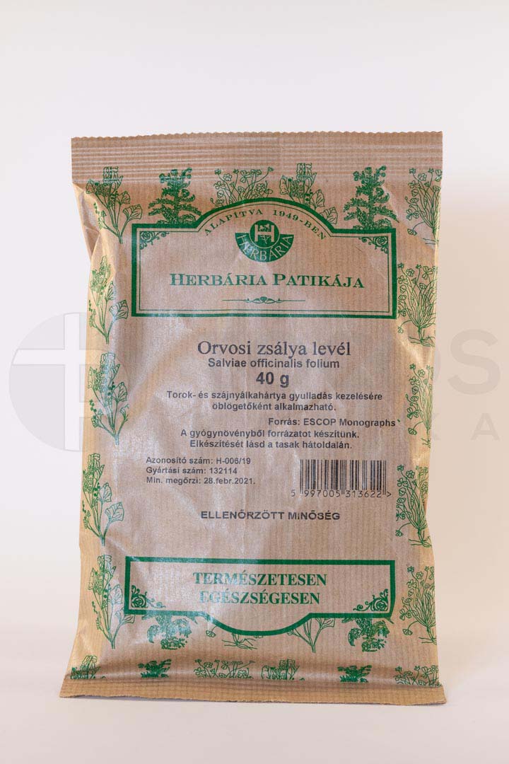 Orvosi zsályalevél tea HERBÁRIA 40g