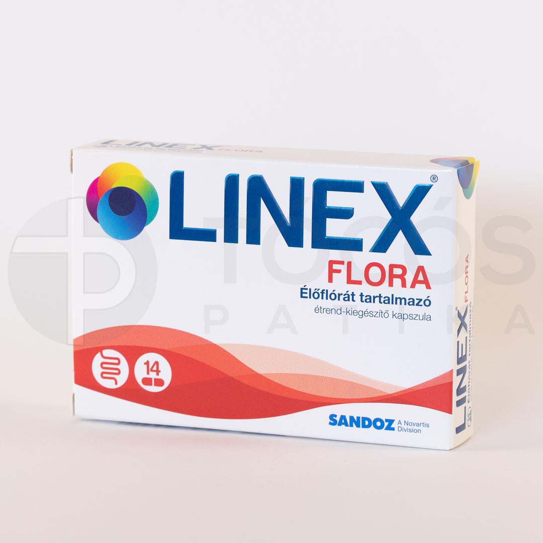 Linex Flora élőflórás étrendkiegészítő kapszula 14x