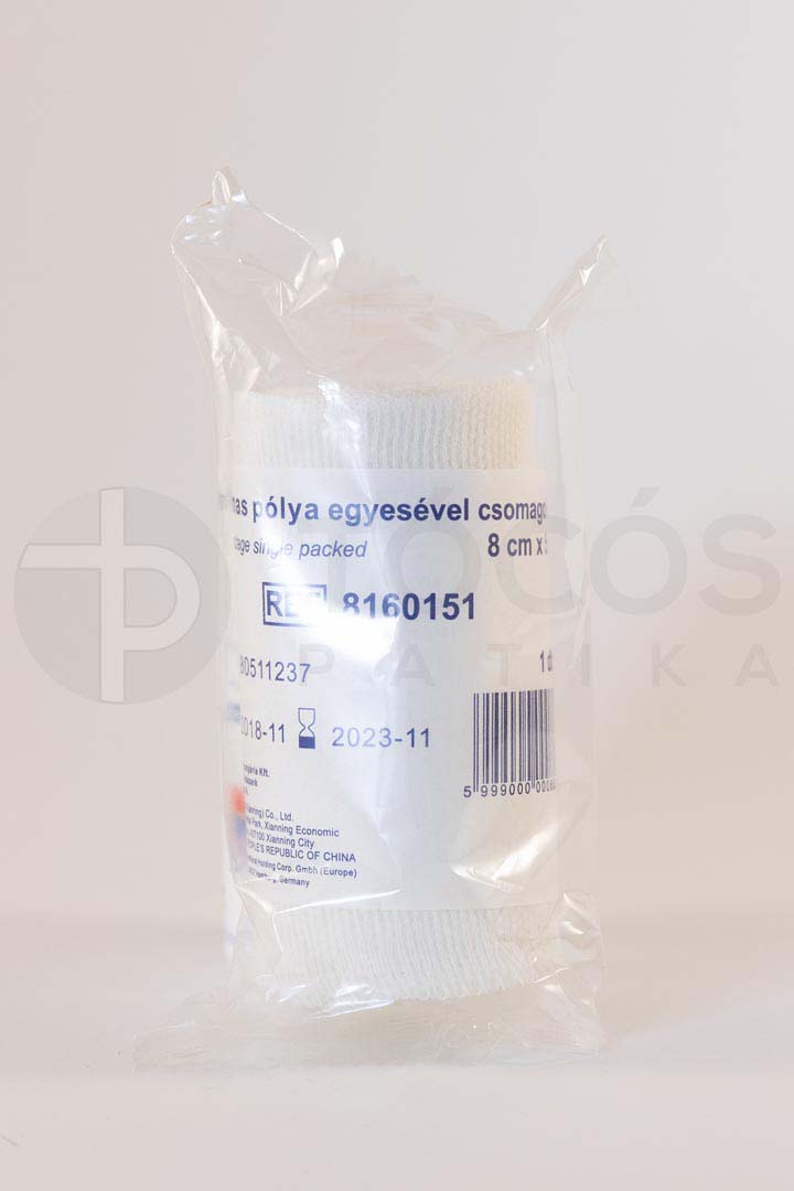 Rugalmas pólya Hartmann  8cm x 5m 1x