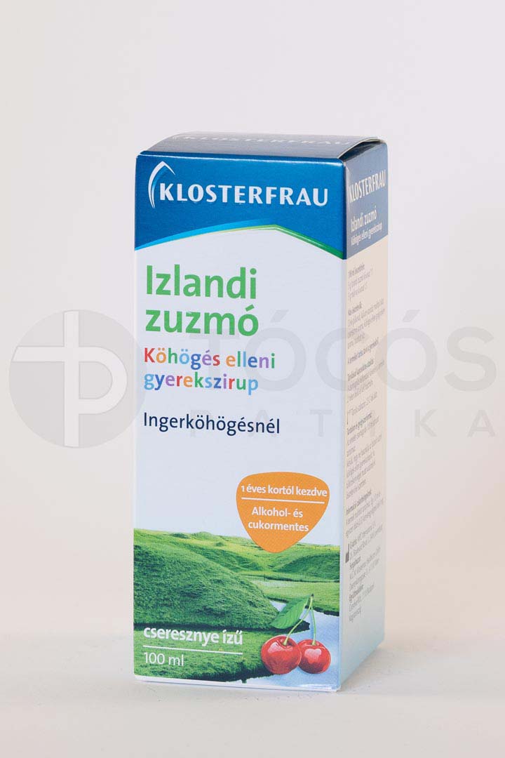 Klosterfrau Izlandi zuzmó szirup gyermekeknek 100ml