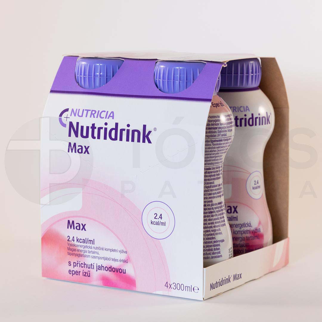 Nutridrink Max eper ízű spec. gyógy. élelm. 24x300ml