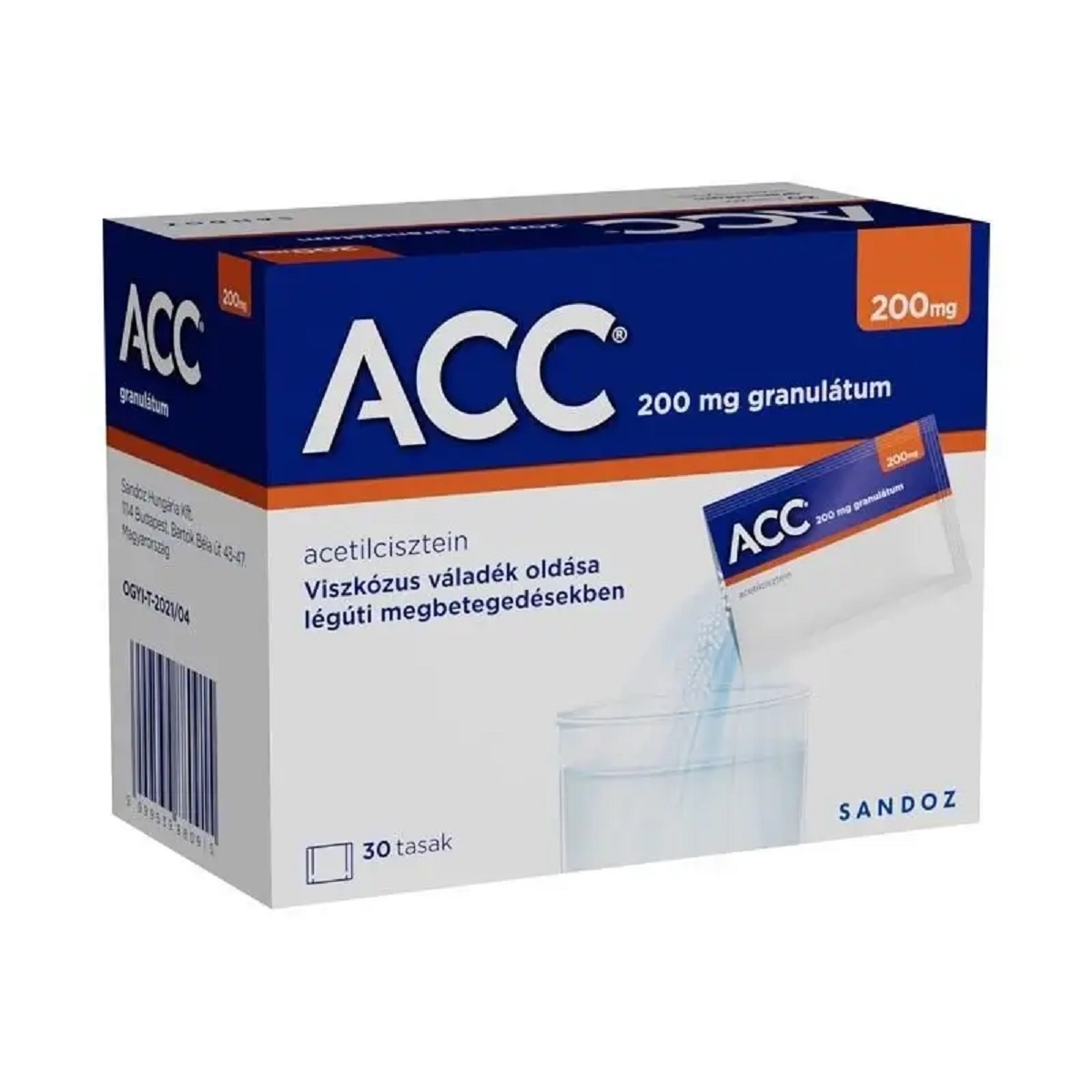 ACC 200 mg granulátum 30x3g