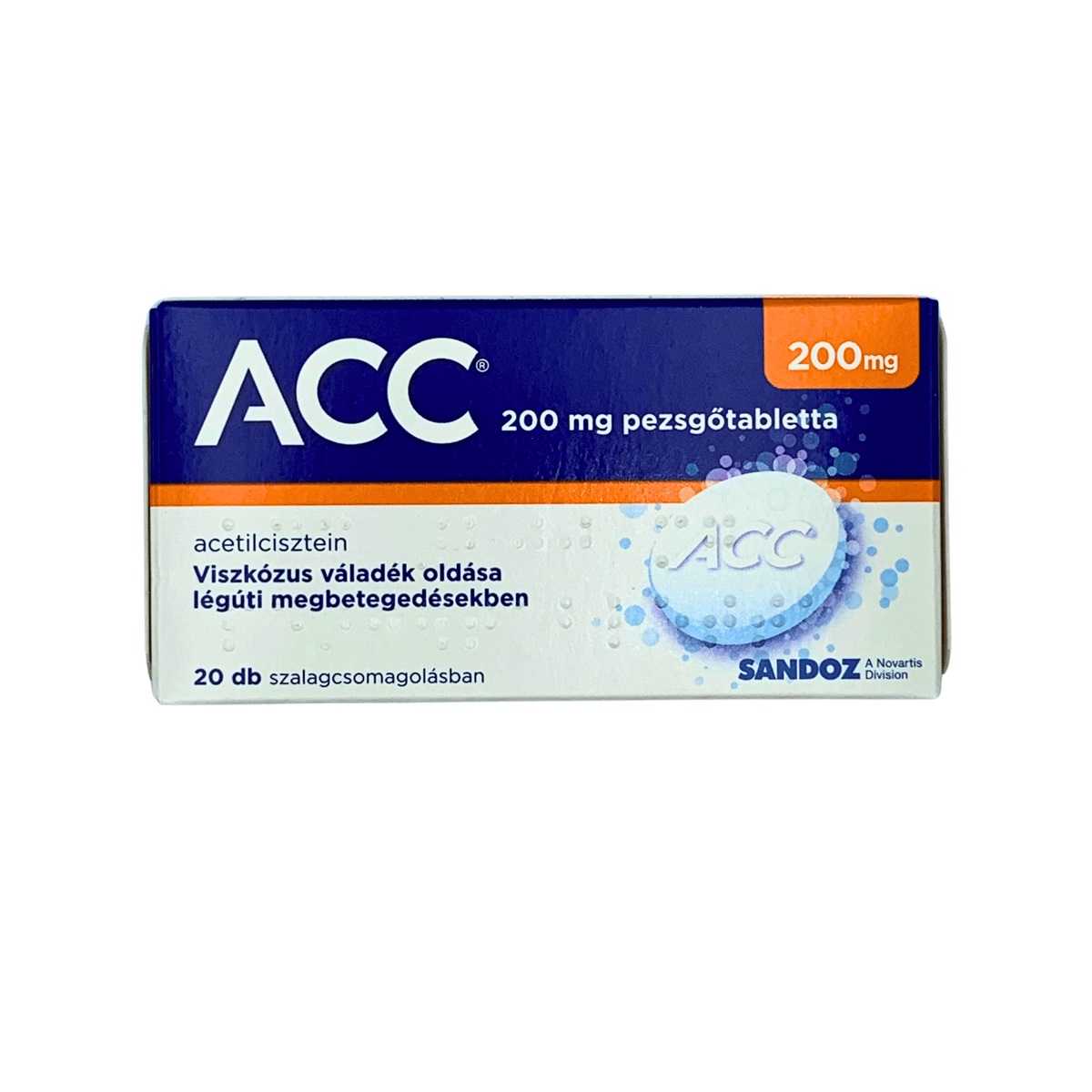 ACC 200 mg pezsgőtabletta tasakban 20x