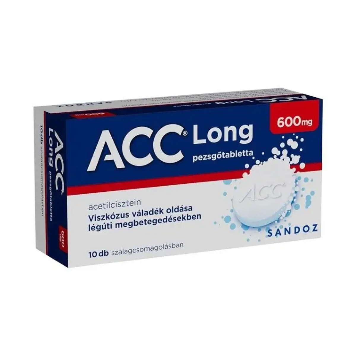 ACC Long 600 mg pezsgőtabletta tasakban 10x