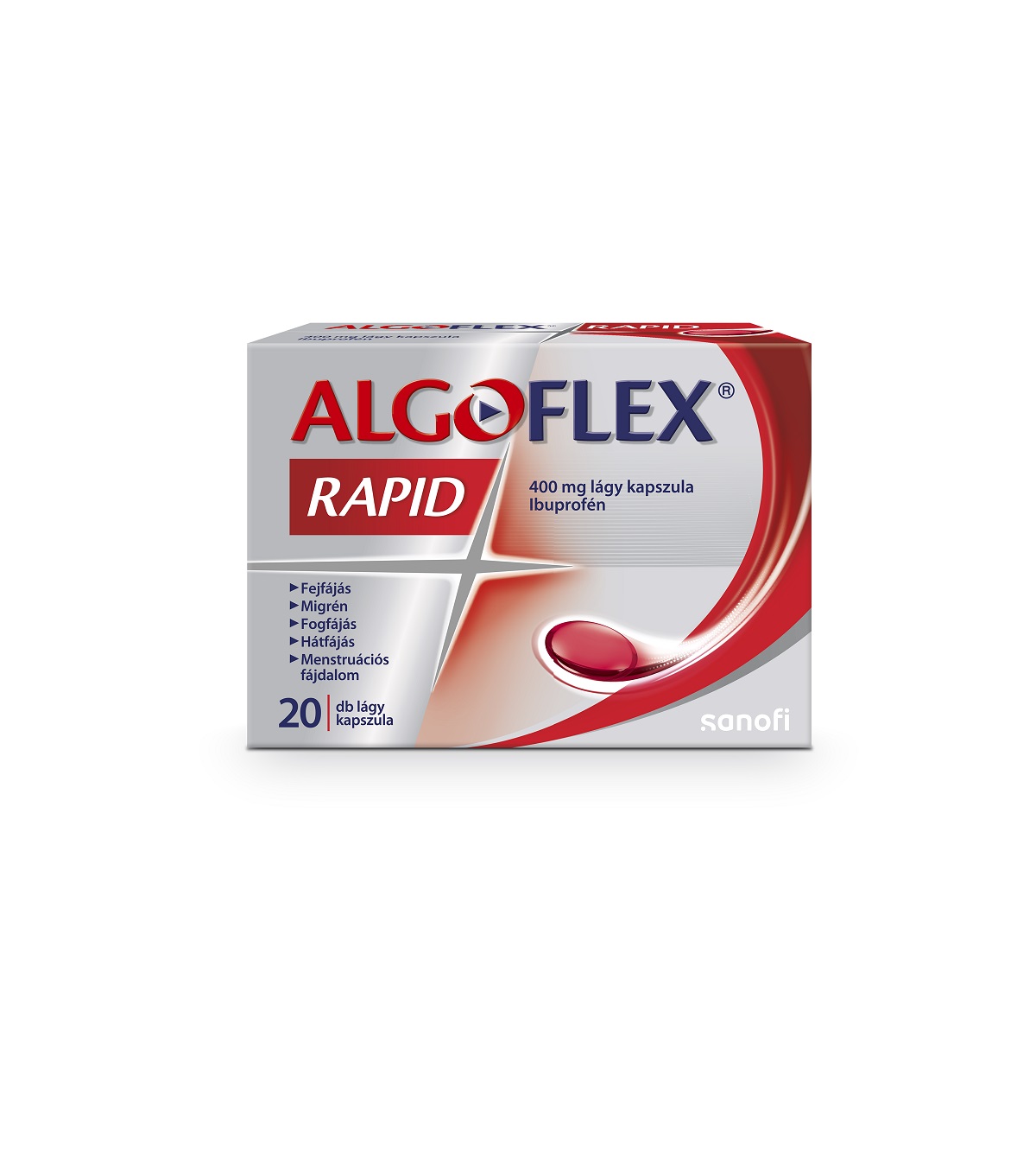 Algoflex Rapid 400 mg lágy kapszula 20x