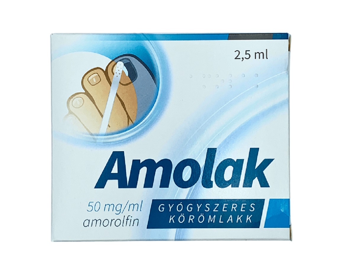 Amolak 50 mg/ml gyógyszeres körömlakk 1x2,5ml 