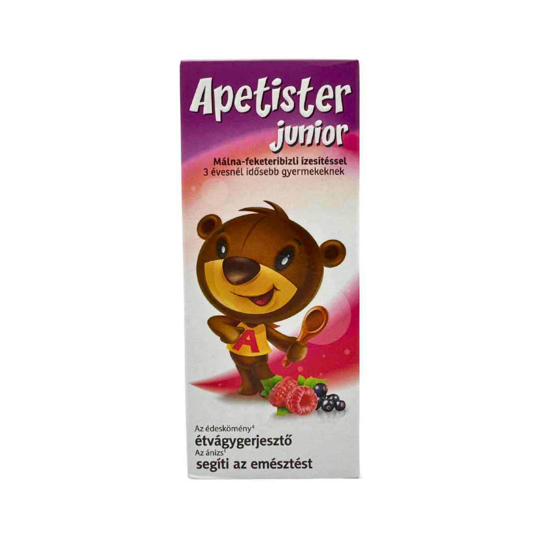 Apetister Junior oldat málna-feketeribizli ízű 100ml