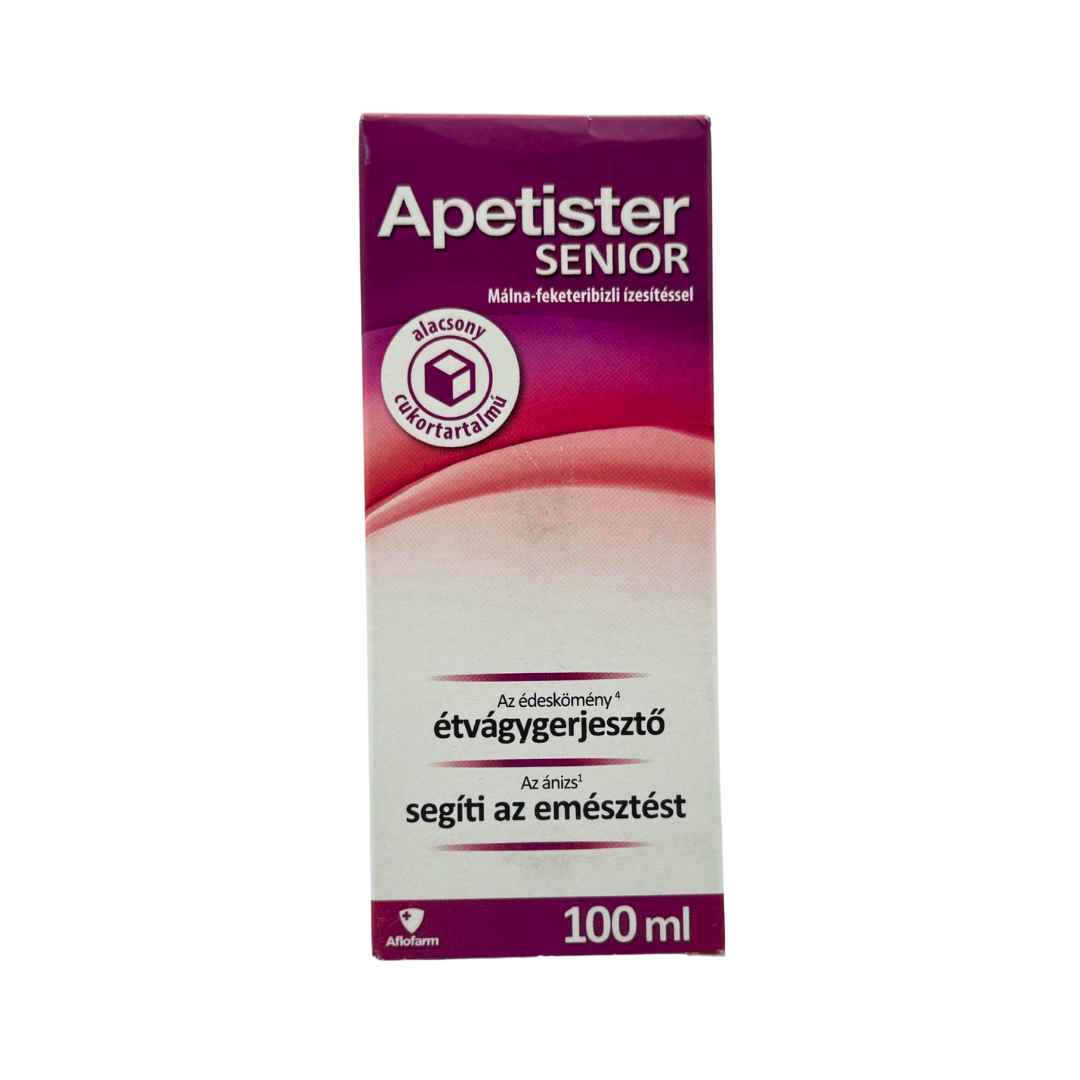 Apetister Senior oldat málna-feketeribizli 100ml