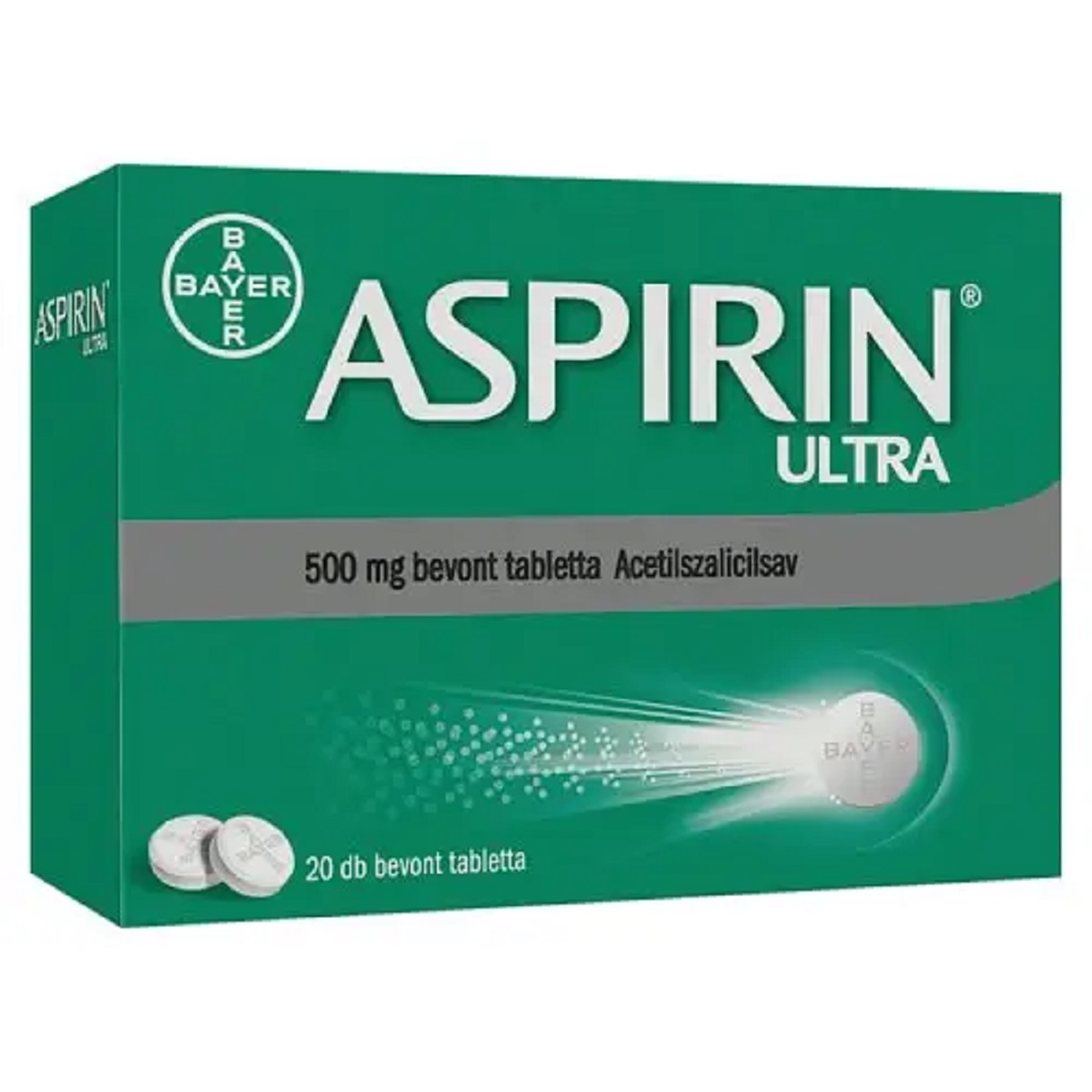 Aspirin Ultra 500 mg bevont tabletta 20x