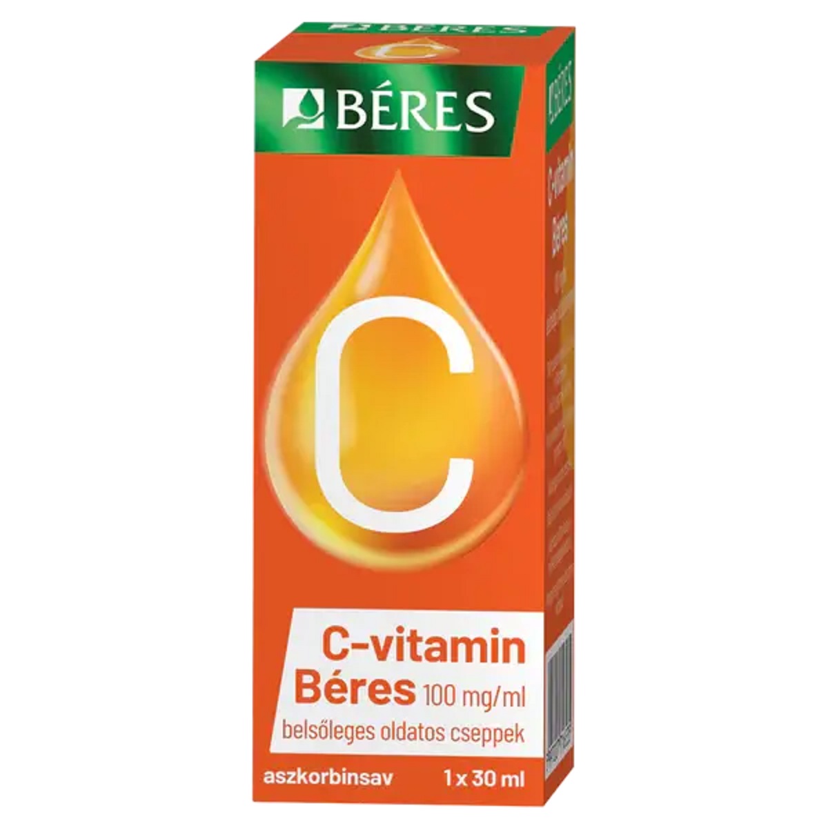 C-vitamin Béres 100 mg/ml bels. oldatos cseppek 1x30ml