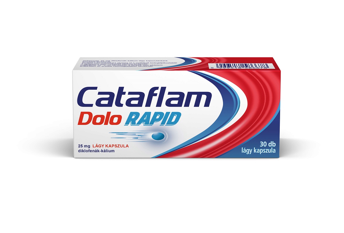 Cataflam Dolo Rapid 25 mg lágy kapszula 30x