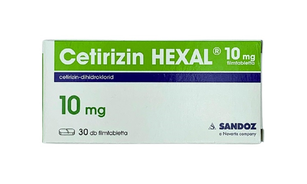 Cetirizin HEXAL 10 mg filmtabletta 30x